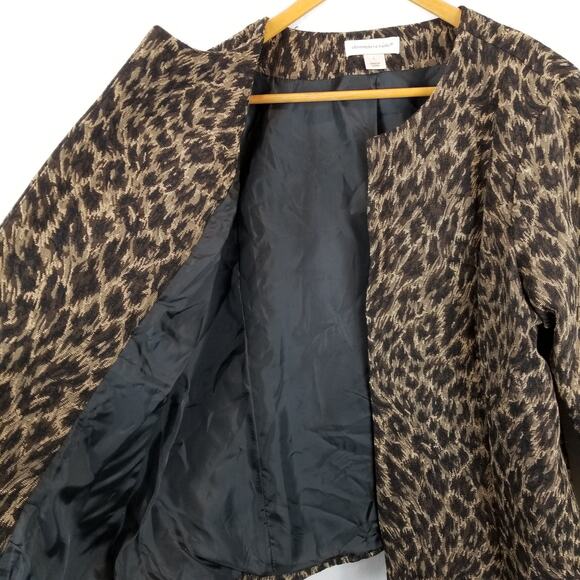 Christopher & Banks Open Front Jacket Blazer Size L Large - Picture 5 of 8